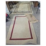 Area Rugs: 63 in. X 93 in., 20 in. X 34 in., 48