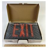LED Exit Lighting Fixture With Battery Backup