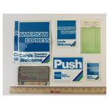 Vintange American Express Advertising NOS Window