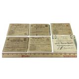 WWII Ration books with stamps