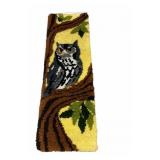 Latch Hook Rug With Owl Design