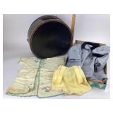 Childrenï¿½s Gray Wool Coat, Corbin Hat Box, Knit Di