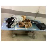 Concourse Luggage, Vizio HDTV Monitor, Baskets, Co