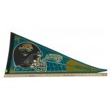 Jacksonville Jaguars felt pennant, 29 inches long,