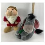 Disney Grumpy, Eeyore Plush Toys