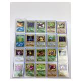 20 Pokemon First Edition Team Rocket Trading Cards
