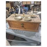 Henry Troemner Balance Scale- Ornate wood, brass
