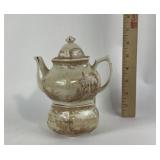 Staffordshire Brown Transferware ï¿½Stackable Tea fo