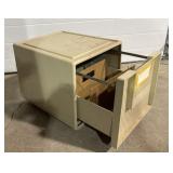 Plastic filing cabinet drawer