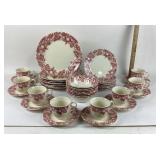 Libbey Tableware Red Fruit Pattern Dinnerware