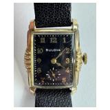 Bulova 1952 M2 President 21 jewel black dial