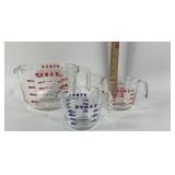 Pyrex Glass Measuring Cups