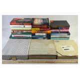 Books: Danielle Steel, Lee Child, David Baldacci.