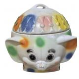 Edward Mobley Circus Elephant Toy Box. Blow Mold