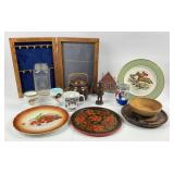 Handpainted Plates, Occupied Japan Bowl