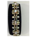 AB rhinestone bracelet