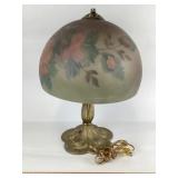 Brass Table Lamp With Shade