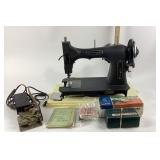 Dressmaster Sewing Machine With Attachments