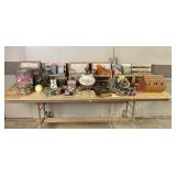 Noahs Ark Figures, Doll Benches, Lamp, Decor