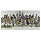Porcelain Figurines With Musicians, Couples, Child