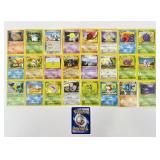 25 Vintage Pokemon Trading Cards