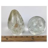 Abstract Glass Art Paperweights