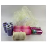 Large Lot Decorative Mesh & Tulle Mostly NOS