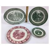 The Old Curiosity Shop, Woods Burslem Plates