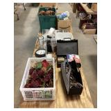 Artificial Flowers, Pinecones, Memory Cassettes,