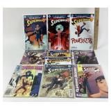 DC Superman, Spider-Man Comic Books