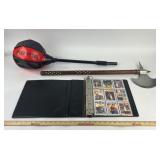 Boxing Speed Bag, Battle Axe, Sports Cards: Jason