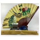 Decorative Folding Fan, Inspirational CDs, Bicycle