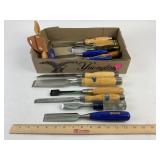 Chisels and rack- Crown tools, Irwin