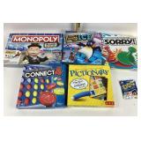 Hasbro Board Games Monopoly, Sorry, Connect 4, Pic
