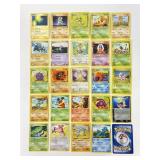 25 Vintage Pokemon Trading Cards