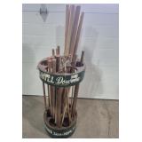 Swivel Dowel Rack With Dowels Of Various Sizes