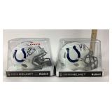 Indianapolis Colts Mini Helmets, Signed