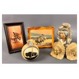 Native American Decor: Bookends, Artwork, Ceramic