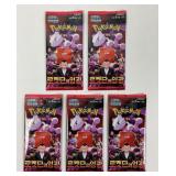 5 Pokemon Sealed Packs