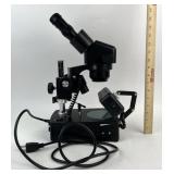 Jewelry gemstone binocular microscope with three