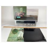 Sansui R-70 Receiver, Vinyl Records; Moody Blues,