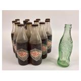 14 Glass Coca-Cola Bottles ï¿½ unopened 75th anniver