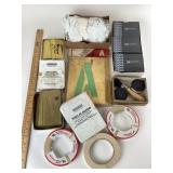 Brass Lockedge Stencils, Chartpak Stencils, Carter