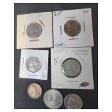 Jefferson Nickels, Lincoln Cent, South Carolina qu