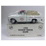 ERTL 1955 Pickup Truck Bank 1/25 Scale 1992
