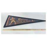 Vintage Chicago Bears Football Pennant Framed