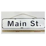 22"x5" Main Street Sign