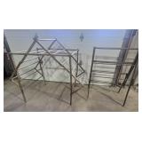 Folding Wood Dowel Drying Racks (2)