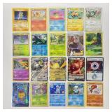 20 Pokemon Trading Cards