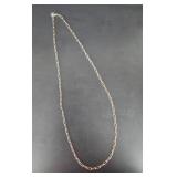 .925 Sterling Silver Paperclip Chain Necklace